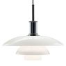 Louis Poulsen PH 4 1/2-4 Modern Glass Pendant Lamp by Poul Henningsen
