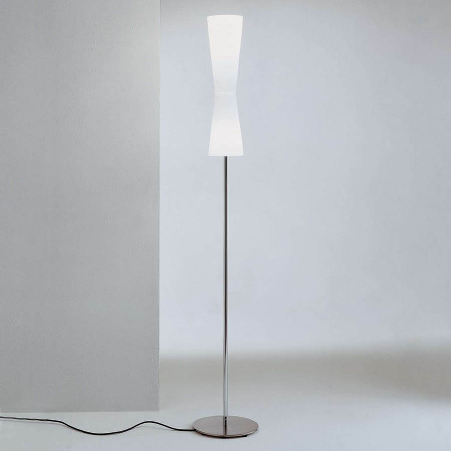 Lu 311 Floor Lamp Stardust Lu 311 Modern Double Cone White Floor Lamp