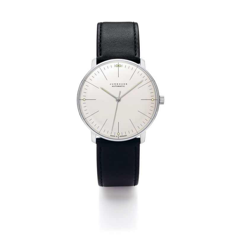 Max Bill Manual Watch Model 027/3700.00 in White Stardust Modern
