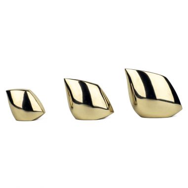 Architectmade "Aves" Petite Bird Sculpture in Solid Brass by Co Derr