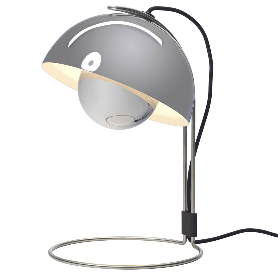 Panton Flowerpot Table Lamp Vp4 Chrome