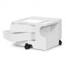 One-Level Low Modern '2-Drawers' Organizer on Wheels