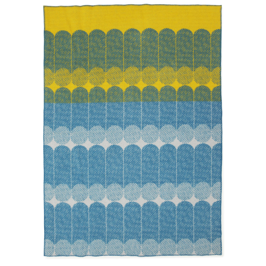 Modern Graphic Midsummer Wool Throw Blanket In Yellowdusty Blue - Modern Graphic Midsummer Wool Throw Blanket In Yellowdusty Blue Stardust modern graphic midsummer wool throw blanket in yellowdusty blue - modern graphic midsummer wool throw blanket in yellowdusty blue stardust