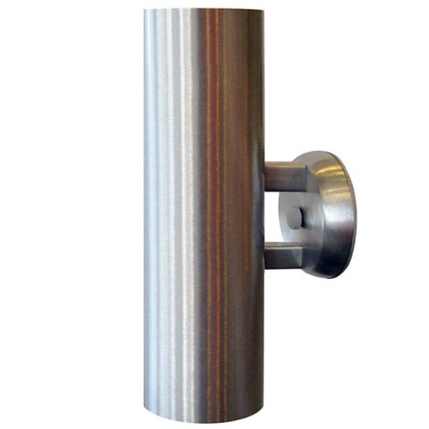 Outdoor 'Jetsons" Sconce Light in Aluminum