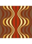Verner Panton Onion I Carpet in Brown/Dark Red