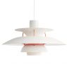 Louis Poulsen Modern White PH5 Pendant Light by Poul Henningsen