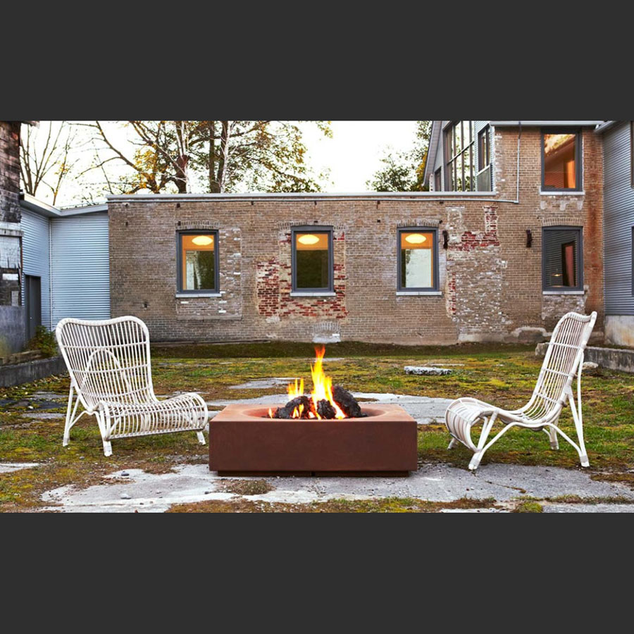 Caldera Cor-Ten™ Steel Modern Outdoor Firepit Paloform Paloform Caldera Modern Wood Burning Firepit in Corten Steel - Caldera Cor-Ten™ Steel Modern Outdoor Firepit Paloform