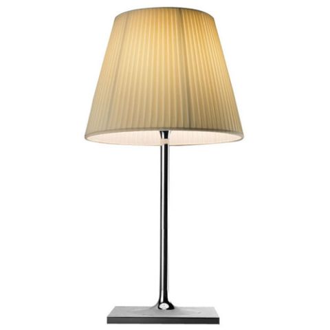 Flos Ktribe T2 Table Lamp Large Plisse Fabric by Phillipe Starck