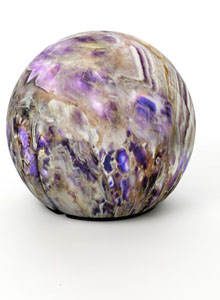 Baleri Italia Tato Tattoo Amethyst Pouf or Ottoman