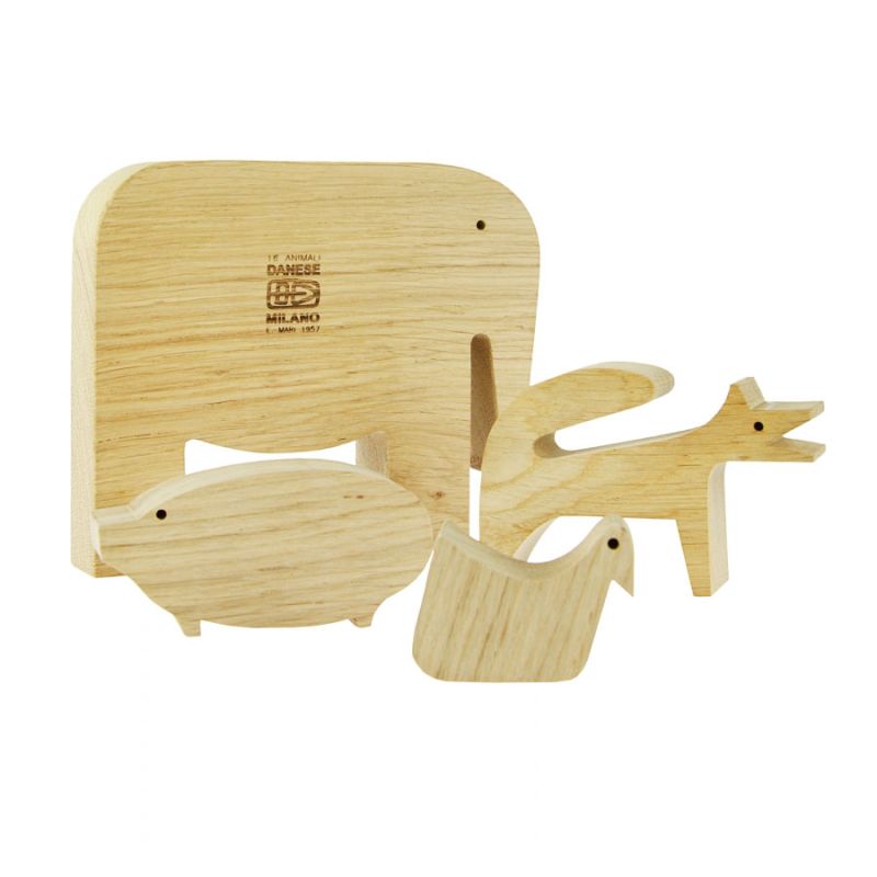 Danese Milano 16 Animali Puzzle by Enzo Mari Stardust Modern