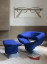 Artifort Ribbon Chair by Pierre Paulin in Kvadrat Tonus 631