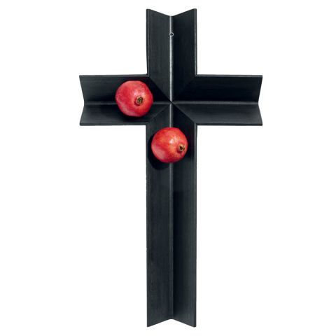 Oh Signore! Cross Shaped Fruit Tray in Steel by Danese Milano