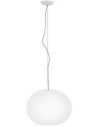 Flos Glass Glo Ball Pendant Light by Jasper Morrison