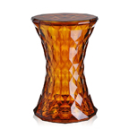 Kartell Stone Modern Acrylic Stool by Marcel Wanders
