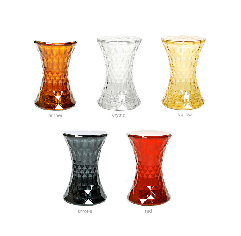 Stone® Stool Kartell - Kartell Stone Small Modern Transparent Acrylic Stool stone® stool kartell - kartell stone small modern transparent acrylic stool