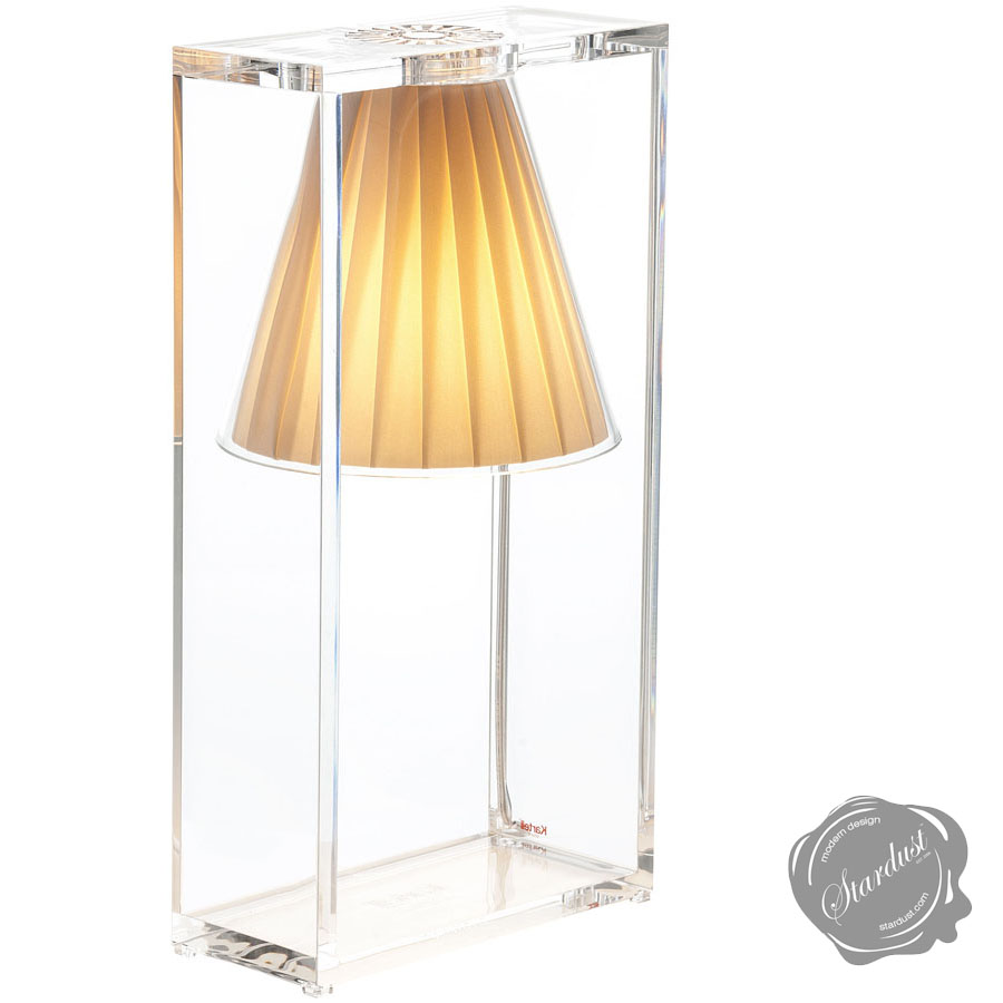 Hen Knorrig Rose kleur Kartell Light-Air® Lamp - Light Air Bedside Lamp