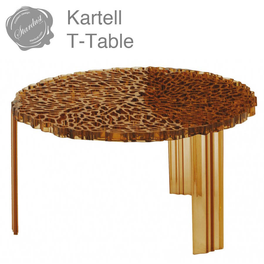 T Table 310 Kartell Kartell T Table Modern Round Coffee End By Patricia Urquiola