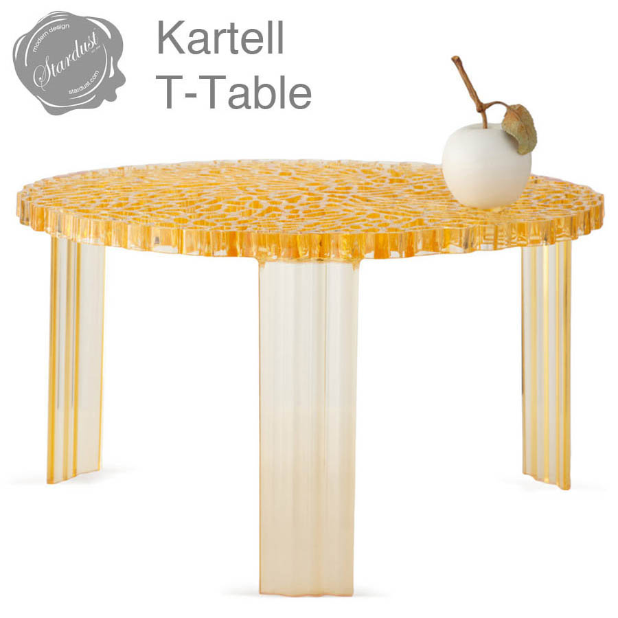 T Table 310 Kartell Kartell T Table Modern Round Coffee End By Patricia Urquiola