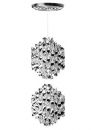 Verpan Spiral Double SP2 Modern Chandelier Light by Verner Panton