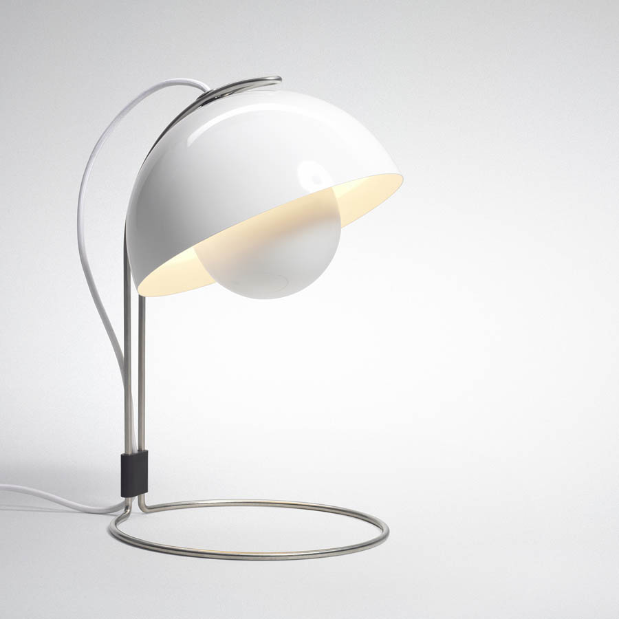 Flower Pot Desk Lamp Decorating Ideas