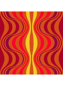 Verner Panton Onion III Carpet in Orange/Red