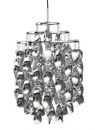 Verner Panton Spiral Pendant Lamp Chrome Mini