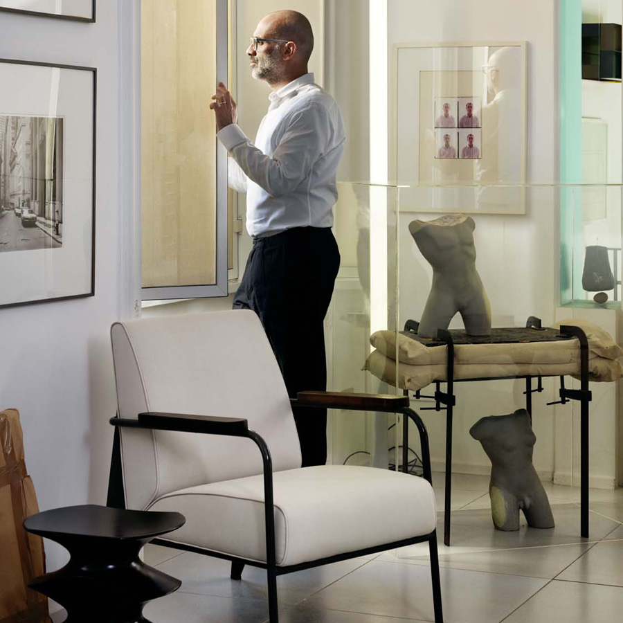 Fauteuil de Salon Jean Prouvé modern French living room chair Vitra Fauteuil de Salon Jean Prouvé modern French living room chair Vitra
