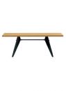 Vitra EM Table by Jean Prouve in Solid Natural Oak