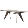 Vitra Solvay Wooden Dining Table by Jean Prouve