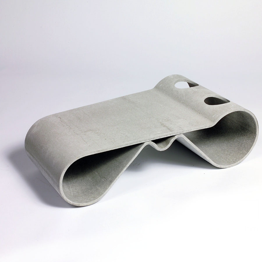 Loop Table Modern Concrete Outdoor By Guhl
