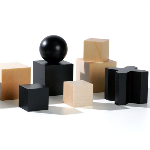 Naef Bauhaus Wooden Chess Set Pieces: 32-Piece