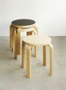 Alvar Aalto E60 Stool by Artek