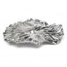 Alessi A Lotus Flower Leaf 17.75" Stainless Steel Centerpiece Tray