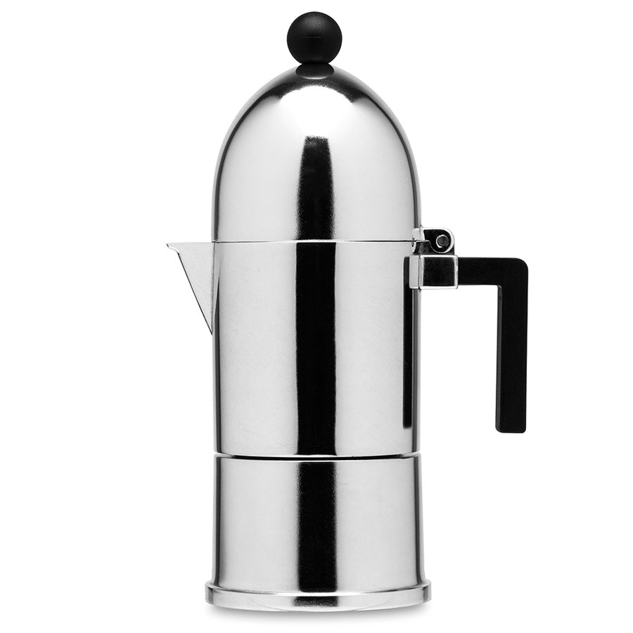 Alessi 9095 Italian La Cupola Moka Coffee Stovetop Espresso Kettle Alessi 9095 Italian La Cupola Moka Coffee Stovetop Espresso Kettle