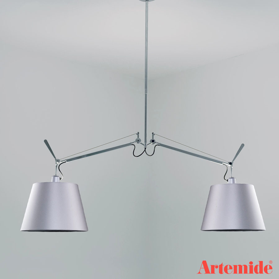 Tolomeo Double Shade Suspension Artemide Artemide Tolomeo Double Shade Suspenion Light