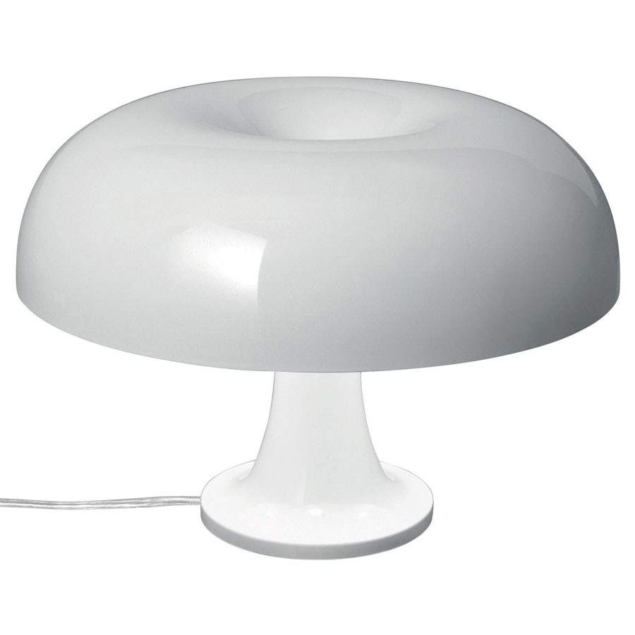 Nessino Small Table Lamp By Artemide White Orange Stardust Nessino Small Table Lamp