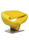 Artifort Ribbon Chair by Pierre Paulin in Kvadrat Tonus 124