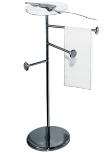 Alessi Birillo Towel Rack Stand For Bathroom With Shelf Alessi Birillo Towel Rack Stand For Bathroom With Shelf