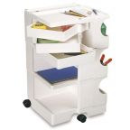 Joe Colombo Boby Mobile Office Organizer B33 - 3 Sections + 3 Drawers