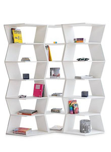 Zig Zag Modern Bookcase Storage Shelving By Aziz Sariyer Zig Zag Modern Bookcase Storage Shelving By Aziz Sariyer