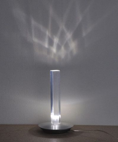 Cand-Led Rechargeable Flameless Candle Table Lamp - Tall - Oluce