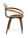 Norman Cherner Armchair in Classic Walnut