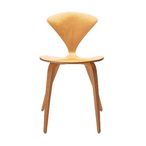 Norman Cherner Side Chair in Natural Beech