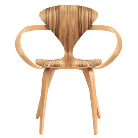 Norman Cherner Armchair in Red Gum