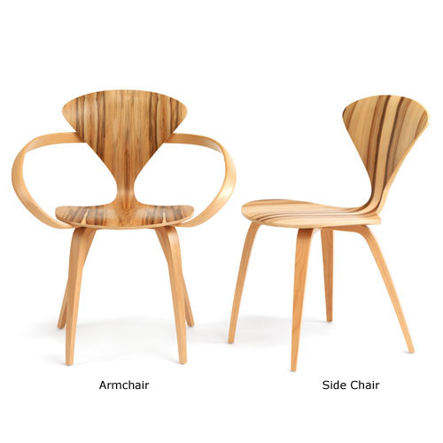 Norman Cherner Armchair In Red Gum