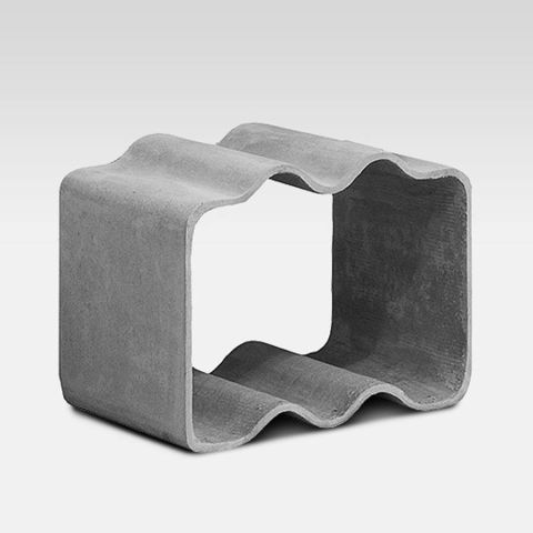 Concrete Stackable Log Holder