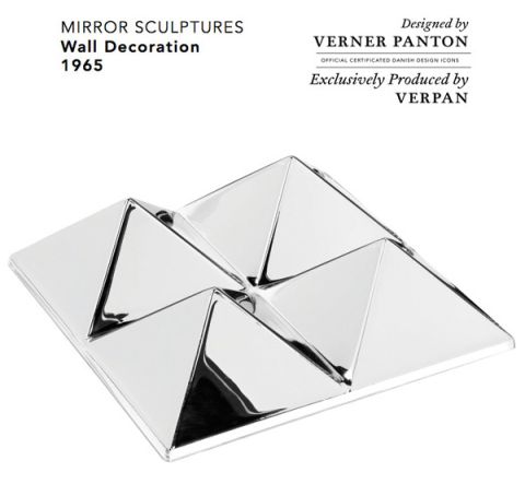 Verner Panton Mirror Sculpture 4 Pyramids