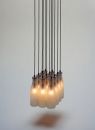 Droog Milk Bottle Lamps Chandelier by Tejo Remy