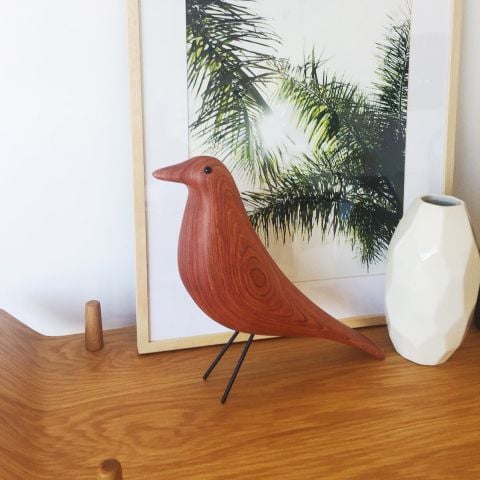 Eames® House Bird in Walnut Wood by Vitra Stardust Modern