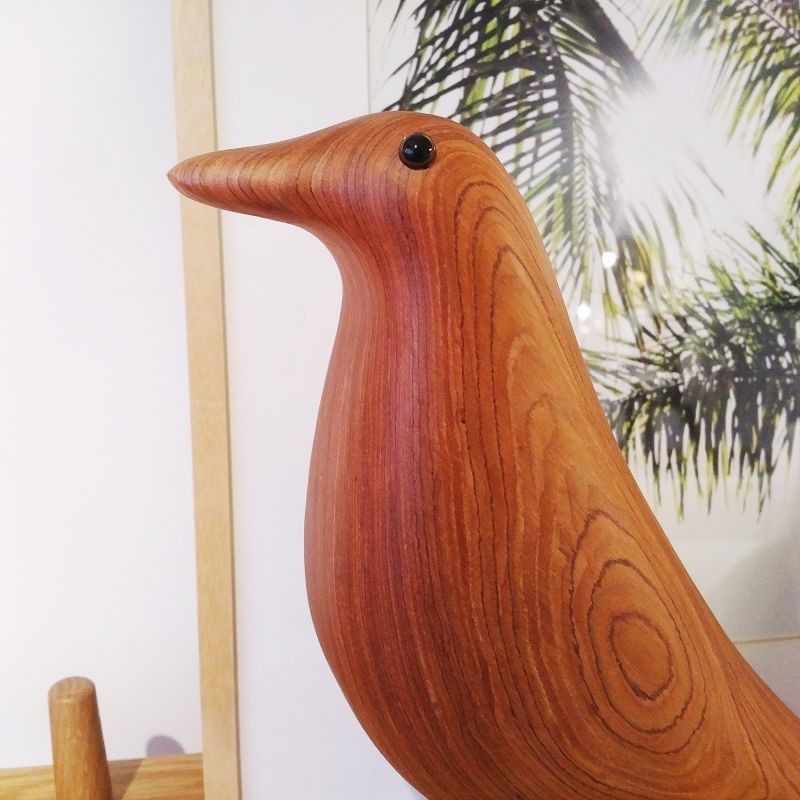 Eames® House Bird in Walnut Wood by Vitra Stardust Modern